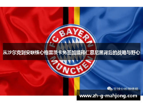 从沙尔克到安联核心格雷茨卡免签加盟拜仁慕尼黑背后的战略与野心